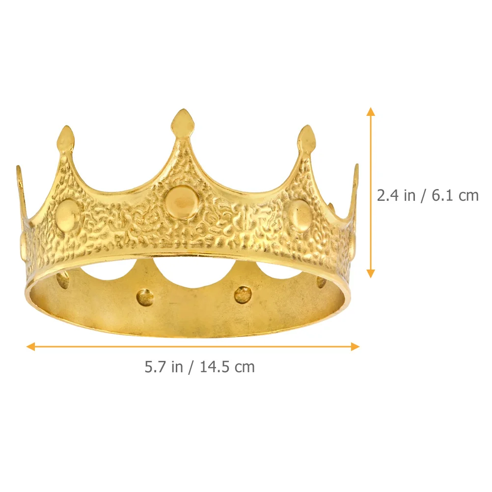 

COLLBATH винтажный костюм короля, повязка на голову для дня рождения, косплей, аксессуар в стиле ретро для мужчин