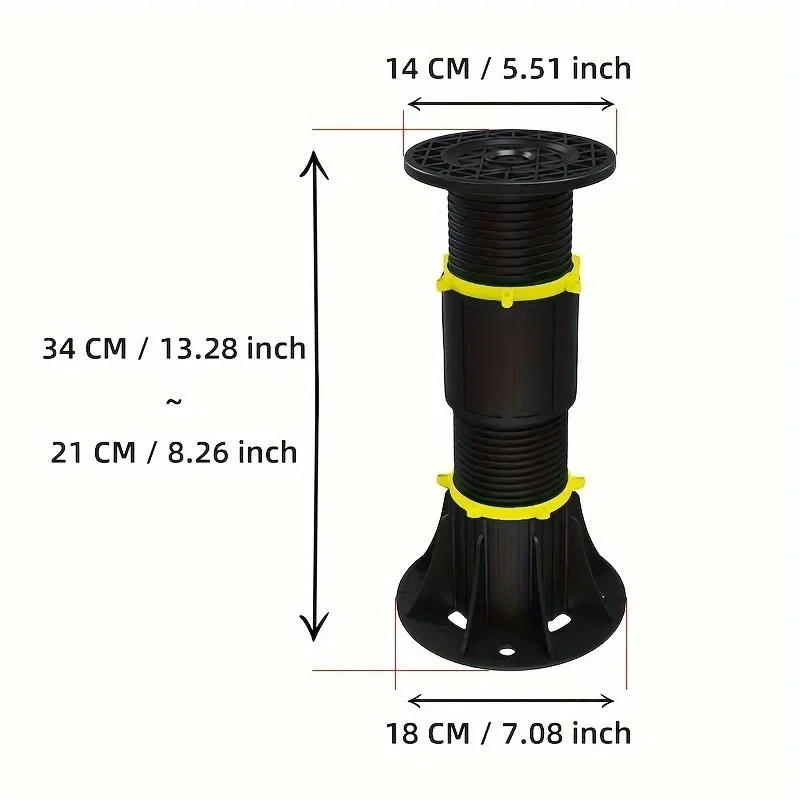 2pcs Adjustable Bed Frame Support Feet No Screws Needed Easy Assembly Durable Stability for Beds Cabinets Furniture Support Feet