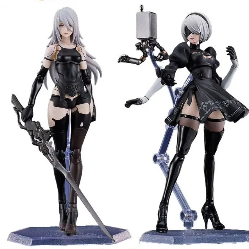 ニーア-オートマタ-ver11a-ヨルハ2号b型-アクションフィギュア-アニメフィギュア-pvc-交換可能な顔モデル-おもちゃ-コレクタブル-デスクトップギフト