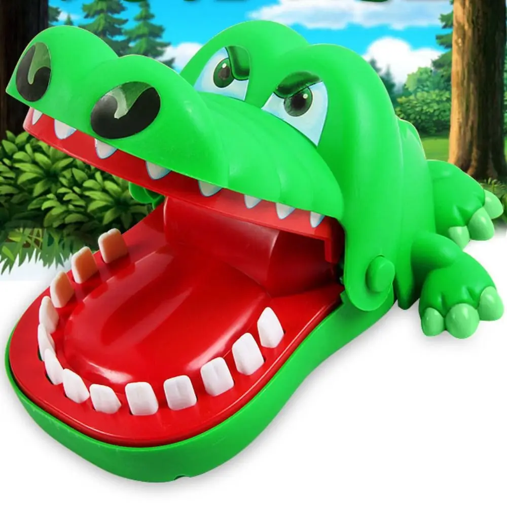 

Crocodile Teeth Toys Alligator Biting Finger Dentist Classic Family Games Party Pranks Children's Lucky Game Decompression Toy