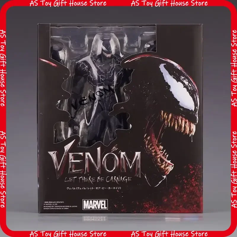 Neue Venom 2 Shf Anime Actionfigur PVC-Modell GK-Statue Sammlerpuppe Austauschbares Zubehör für Sammler Weihnachtsgeschenk
