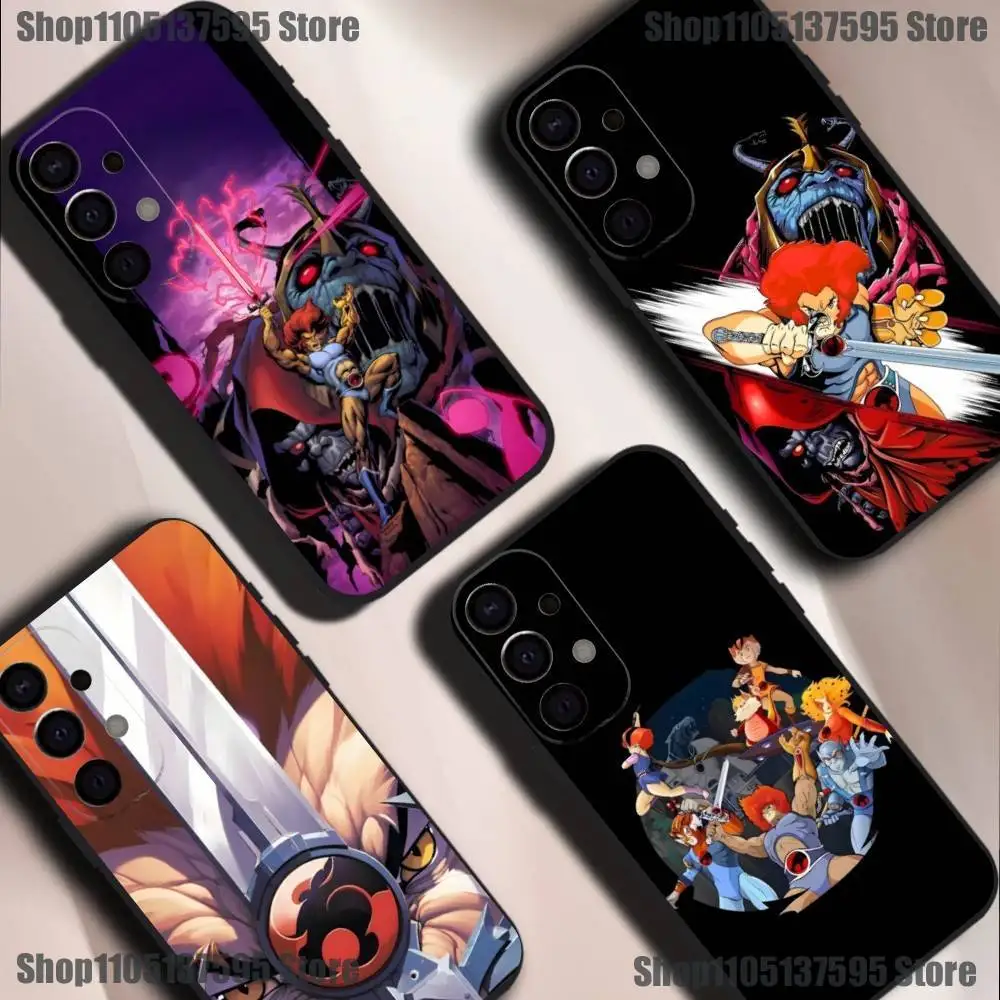 

T-ThunderCats CARTOON Phone Case For Samsung S25,S24,S21,S22,S23,S30,Ultra,S20,Plus,Fe,Lite,5G Black Cover