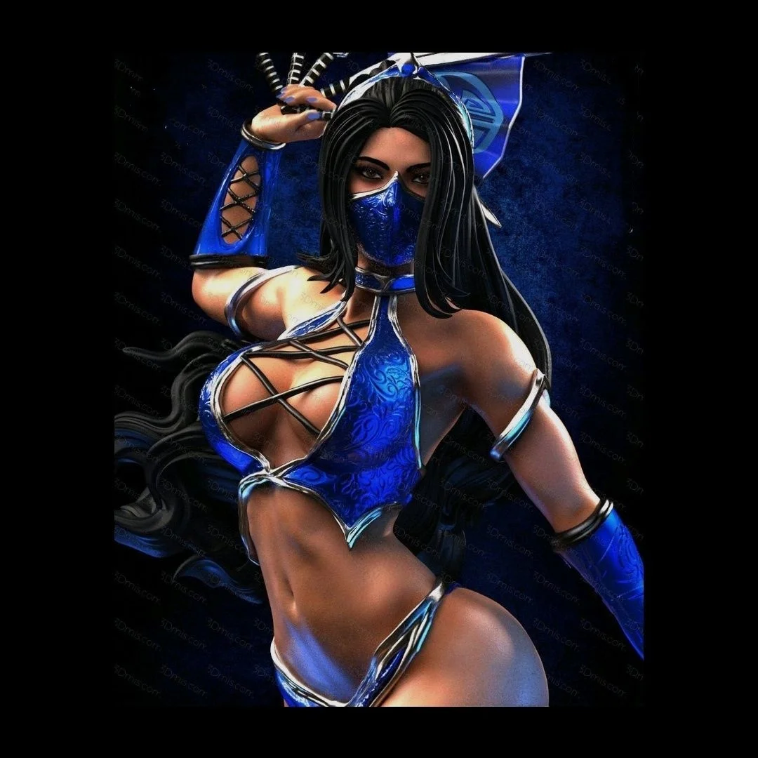 

1/24 Scale 80mm Resin Figure Model Kit Fighting gitana Unassembled Unpainted 3D printing DIY toy 1325