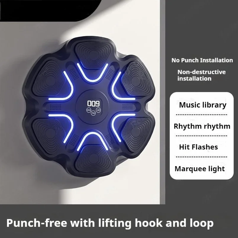 Intelligent Bluetooth music boxing wall target fitness exercise training equipment, children's and adult boxing machines 2025new