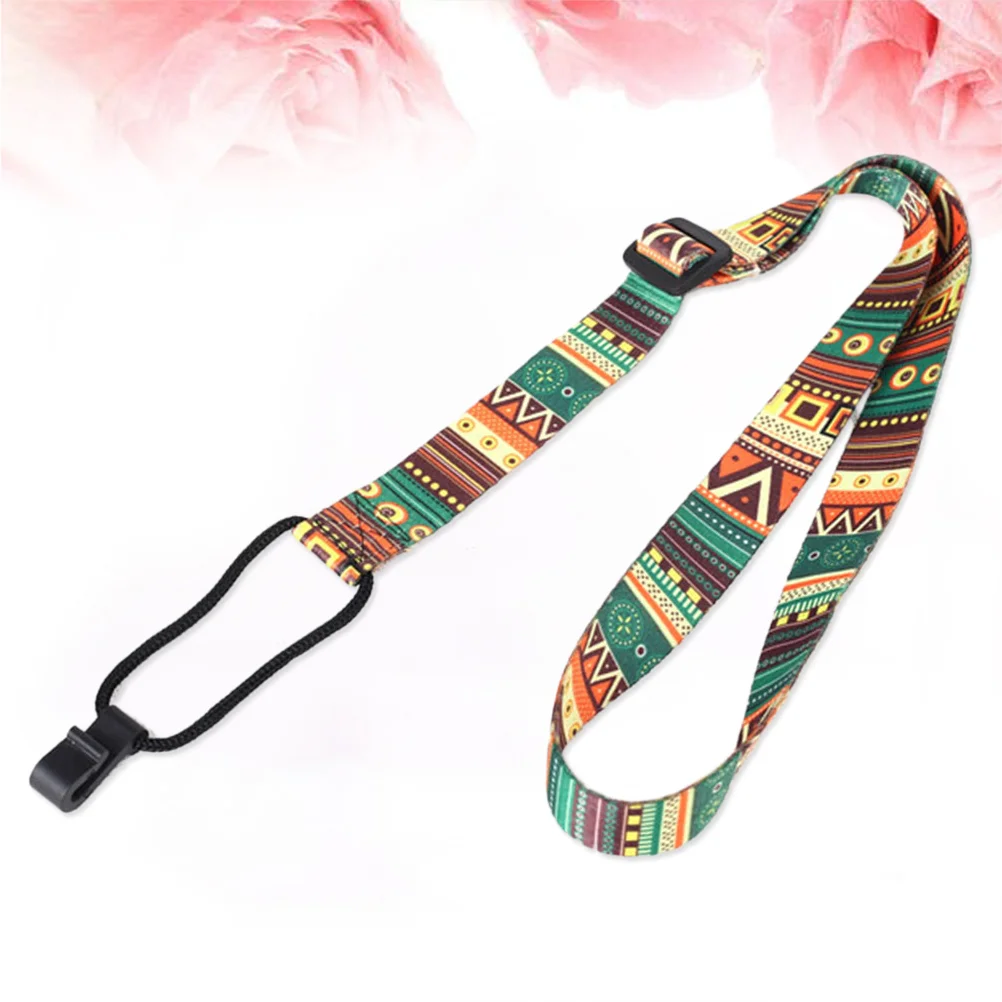 

Strap Guitar Strap Folk-custom Adjustable Nylon Colorful Vivid Style Hawaiian with Hook Strap Ukulele Guitar Accessories