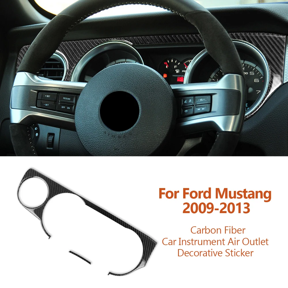 

Ford Mustang 2009 - 2013 Автомобильные формы из углеродного волокна Автомобильные приборы Выхлопные отверстия Панели декоративные наклейки Автомобильные аксессуары