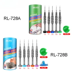 RELIFE RL-728A RL-728B Screwdriver Set for Phone and Laptop Repair Strong Magnetic Disassembly S2 Sturdy Bolt Driver Tools