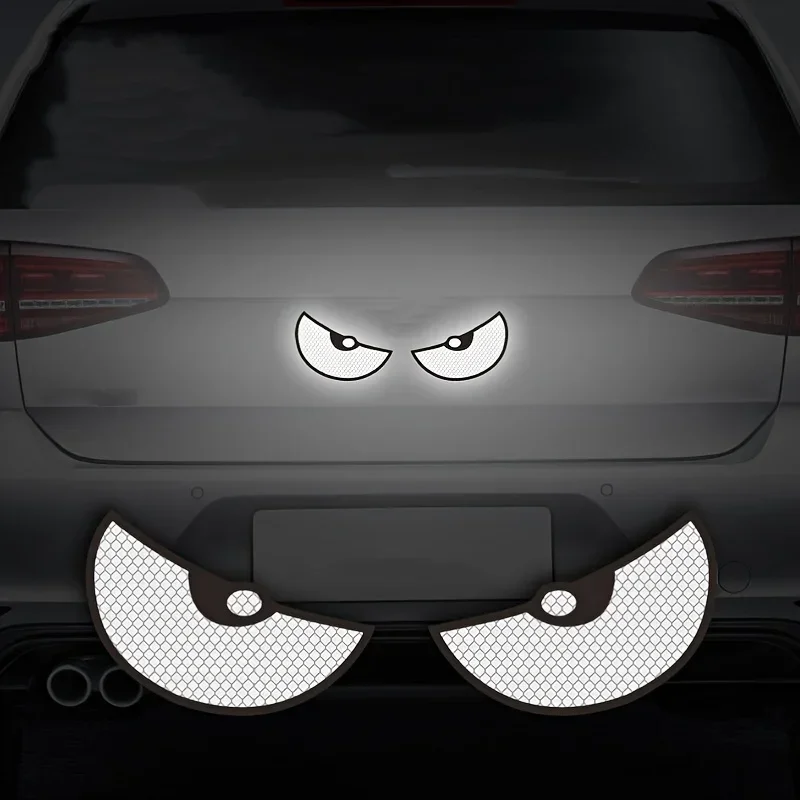 2pcs Motorcycle Reflective Car Stickers - Improve Your Vehicle's Visibility and Safety with Devil Eye Stickers image 6