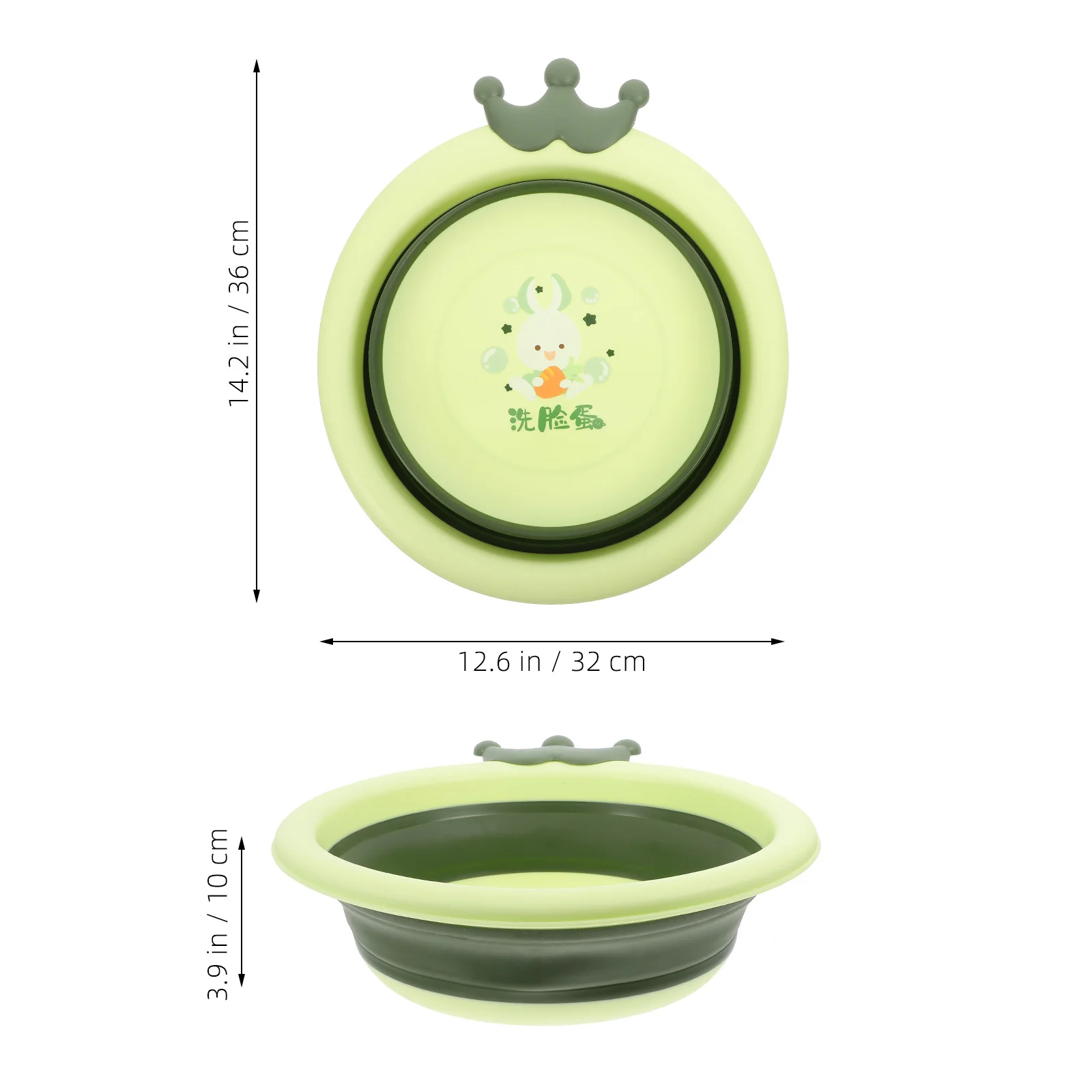 

Bowl Foldable Infants Travel Bath Washing Basin Household Washbasin Convenient