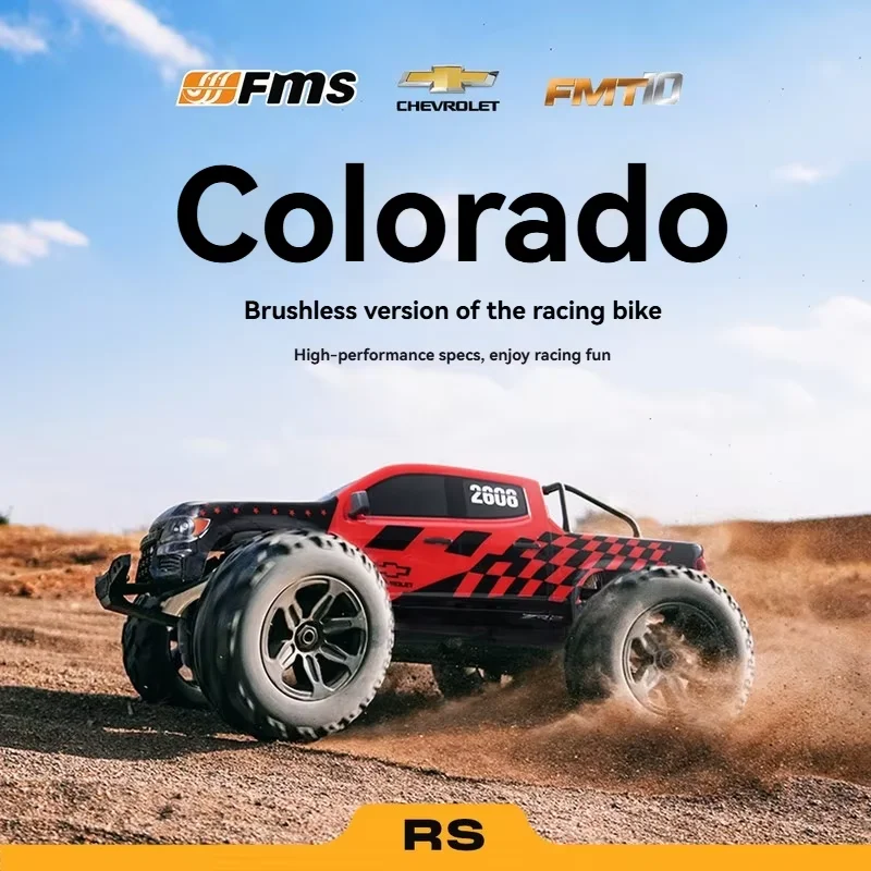 FMS FMT10 1/10 Colorado Brushless 4WD Rc Car Monster Truck 80KM/H High Speed 4074 2000KV Motor Rc Drift Racing Toys All Terrain