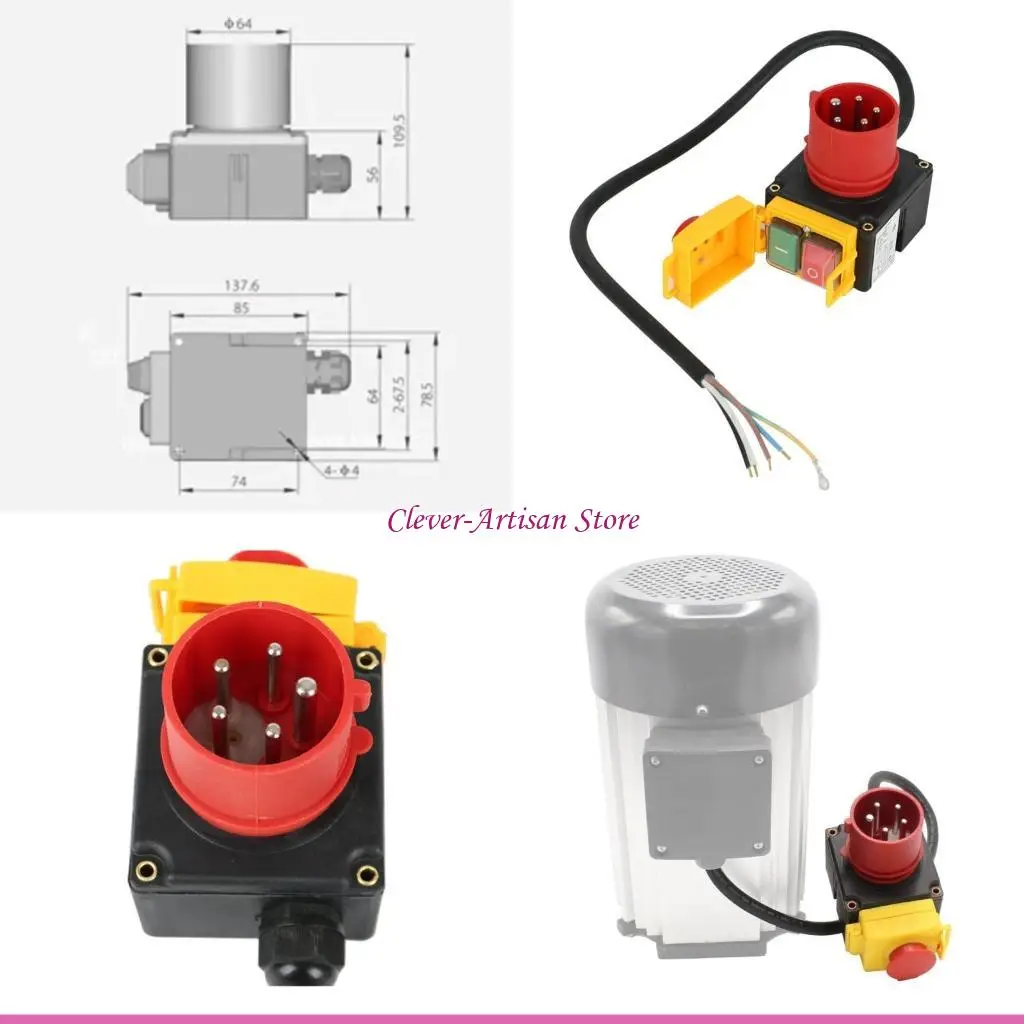 E06B جهاز فعال للتحكم في الطاقة للمفاتيح الكهرومغناطيسية للمهندسين والفنيين