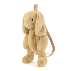 Bunny Plush Backpacks Cute Stuffed Animal Toys Lop Rabbit Bags for Kids Boy Girls