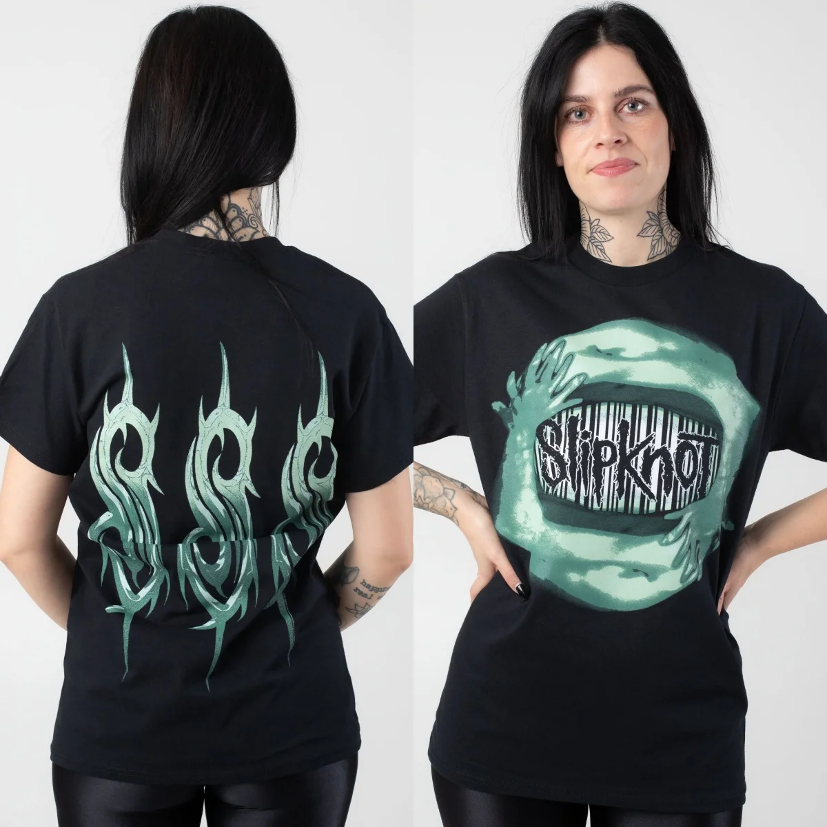 Klassisches Slipknot Des Moines Slipknot Band T-Shirt aus Baumwolle mit Grafikdruck für Herren und Damen, Sommer-Streetwear – Detail 13