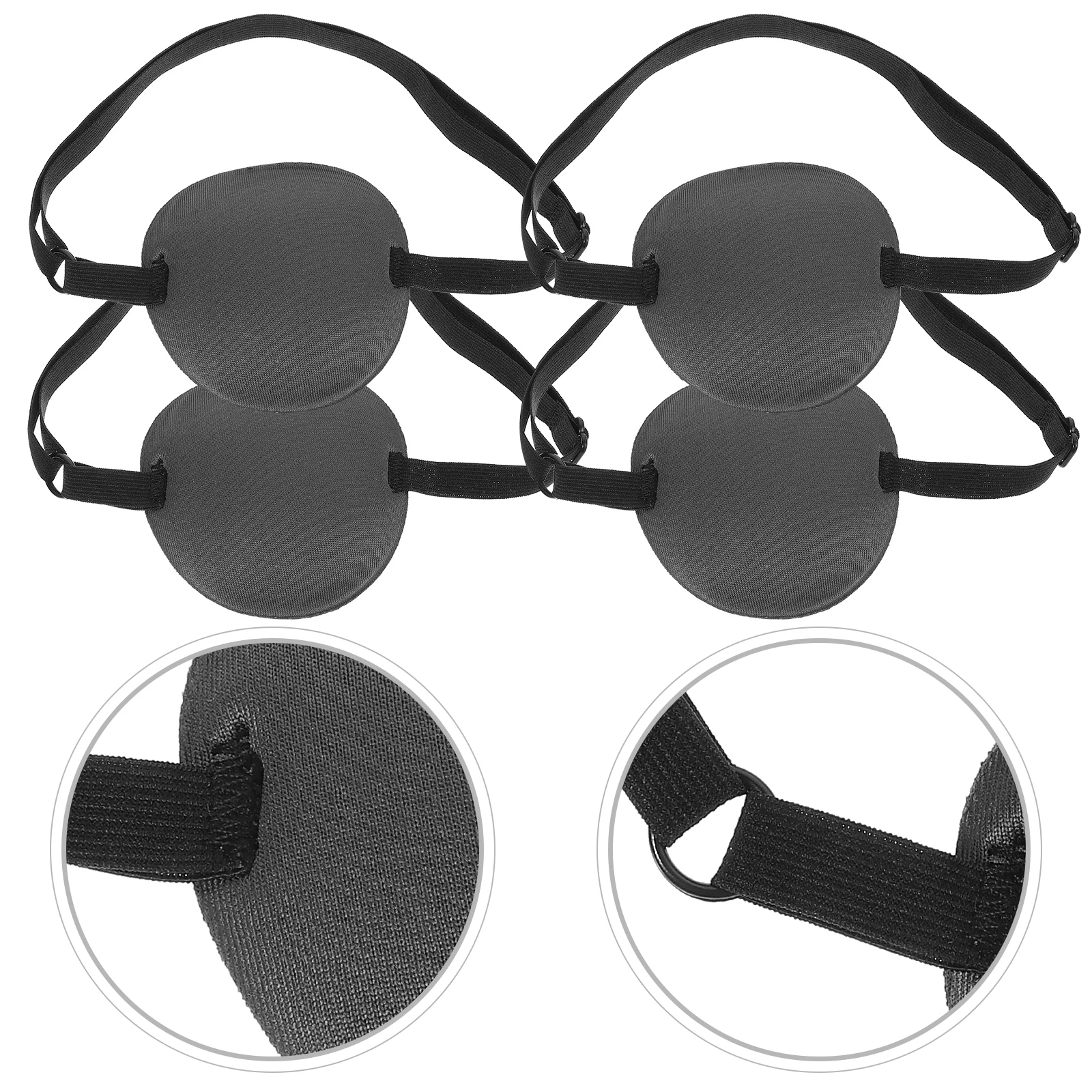 4 قطعة رقع عين للنظارات الحول الحول قناع عين واحد غطاء تنفس بقع عين واحدة #5