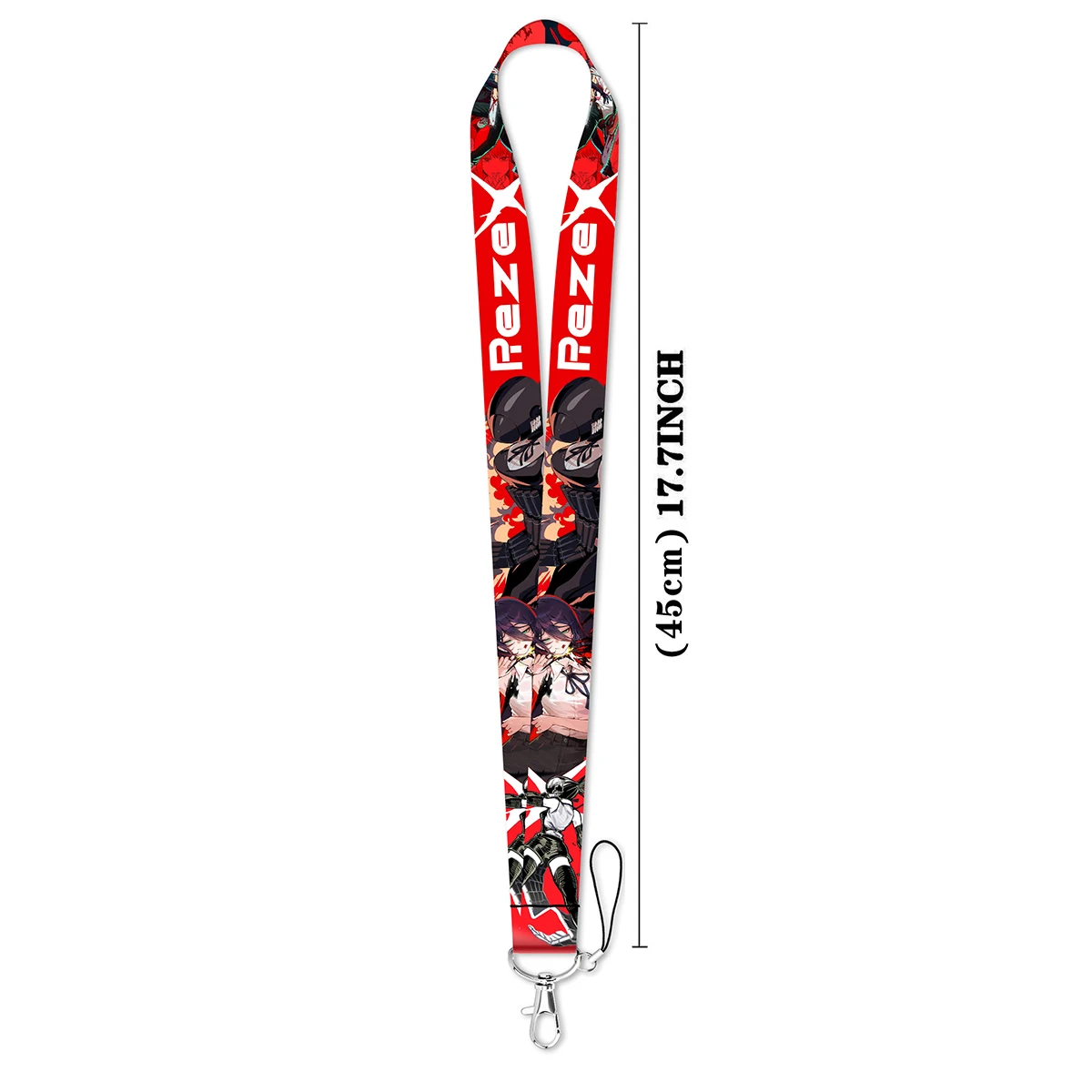 Cool Anime Girl Credential Holder Devil Hunter Lanyards for Key Neck Strap For Card Badge Gym Keyring Accessories Friends Gifts