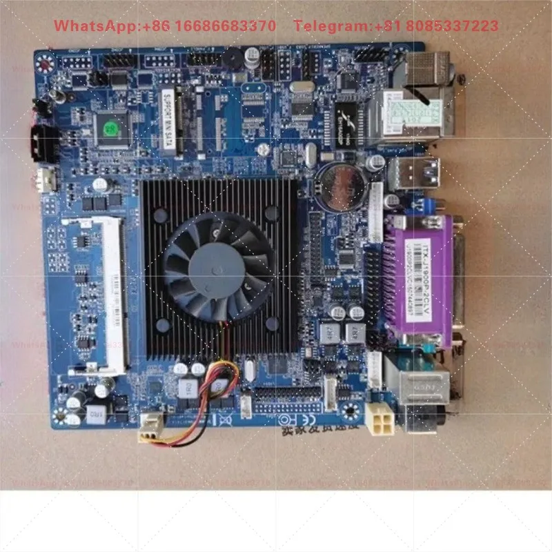 ITX-J1900P-2CLV Quad Core Industrial Mainboard Support LVDS EDP MSATA SATA 12V 4Pin Power Supply