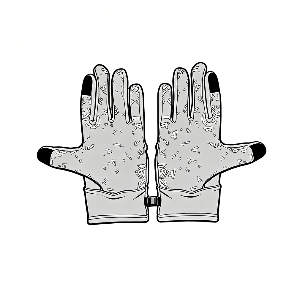 SY-154   No Trace Gloves  Reflection Street Mitten Sport Unisex Winter Thermal Cycling Biking Touchscreen Compatible