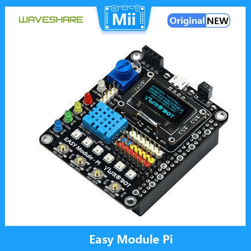 Raspberry Pi 4B all-in-one expansion board easy module pi with OLED sensor module DHT11 for 4B/3B