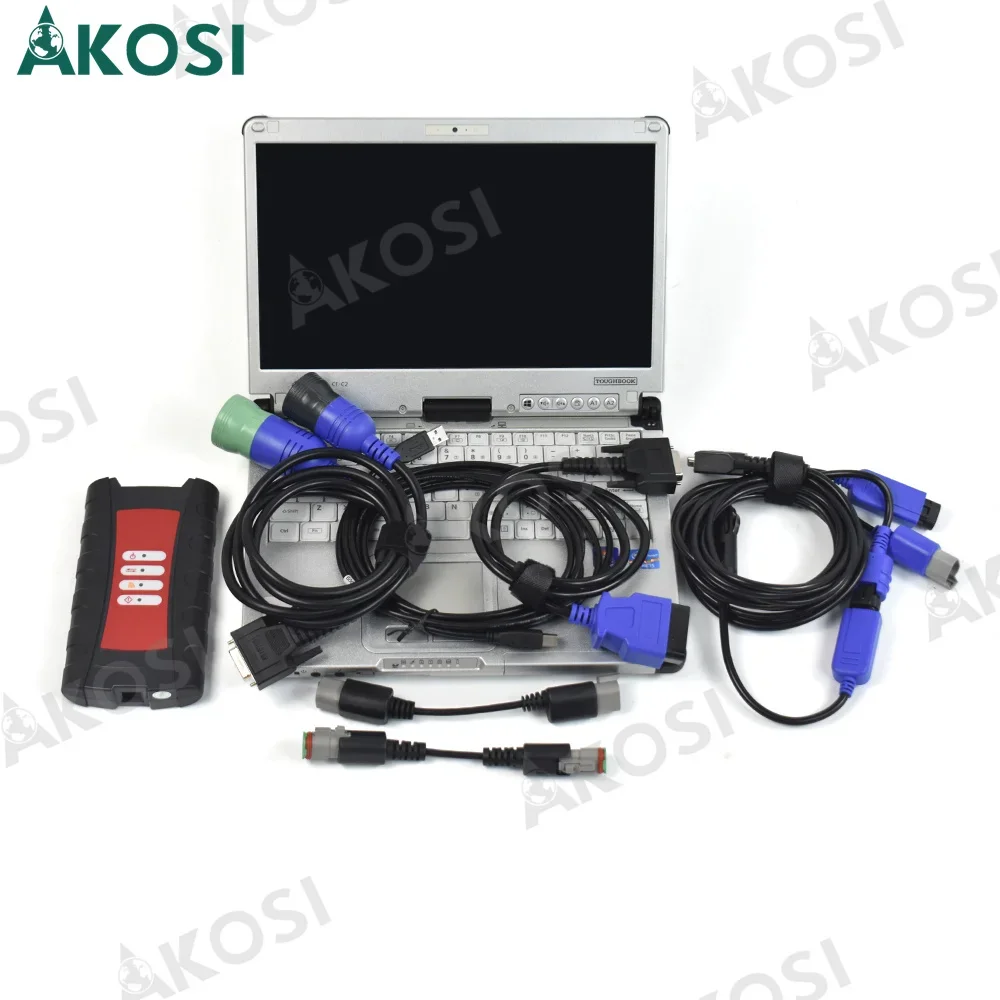 Ready to use CFC2 Laptop + Diesel engine Inline7 Data Link Adapter + Insite pro v8.7 diesel truck diagnostic scanners