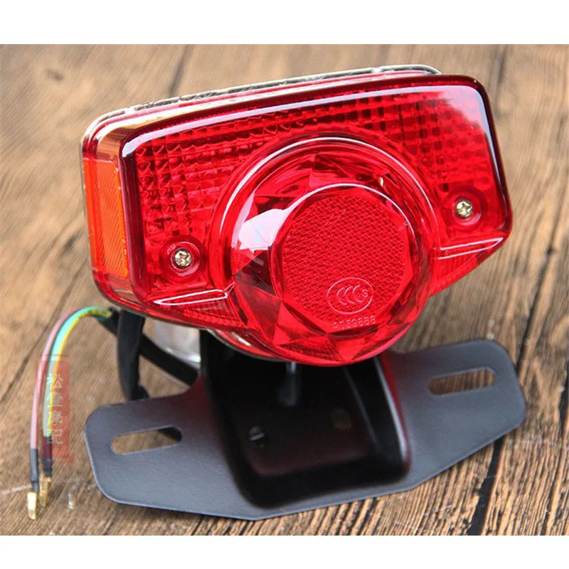 Stop Signal Lamp Motorcycle Rear Light Modified Accessories for Jialing JH70 Motorbike Brake Lights Nondestructive Installation