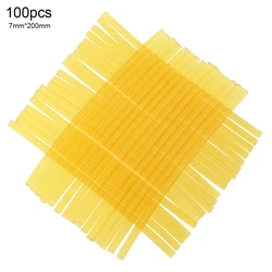 Forte Viscose Hot-Melt Gun Glue Sticks, Amarelo e Branco, Ferramentas de Proteção Ambiental, Reparação, 10-100Pcs por lote