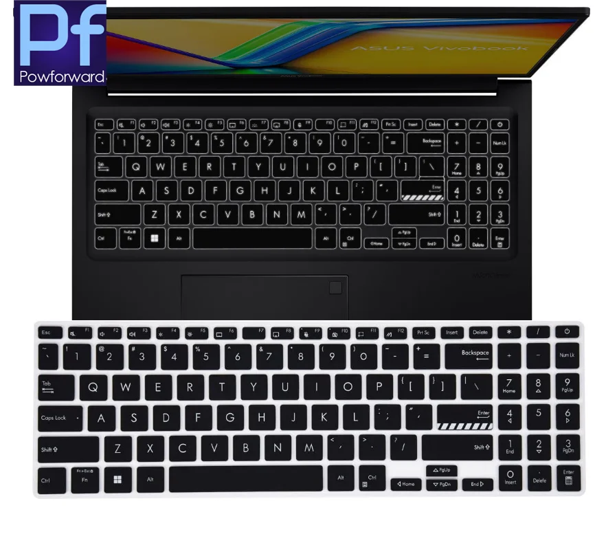 Laptop Keyboard Cover Skin for ASUS Vivobook 16X F1605 F1605ZA F1605VA F1605VAP F1605V F1605Z X1605 M1603 F1603 X1603 16 inch