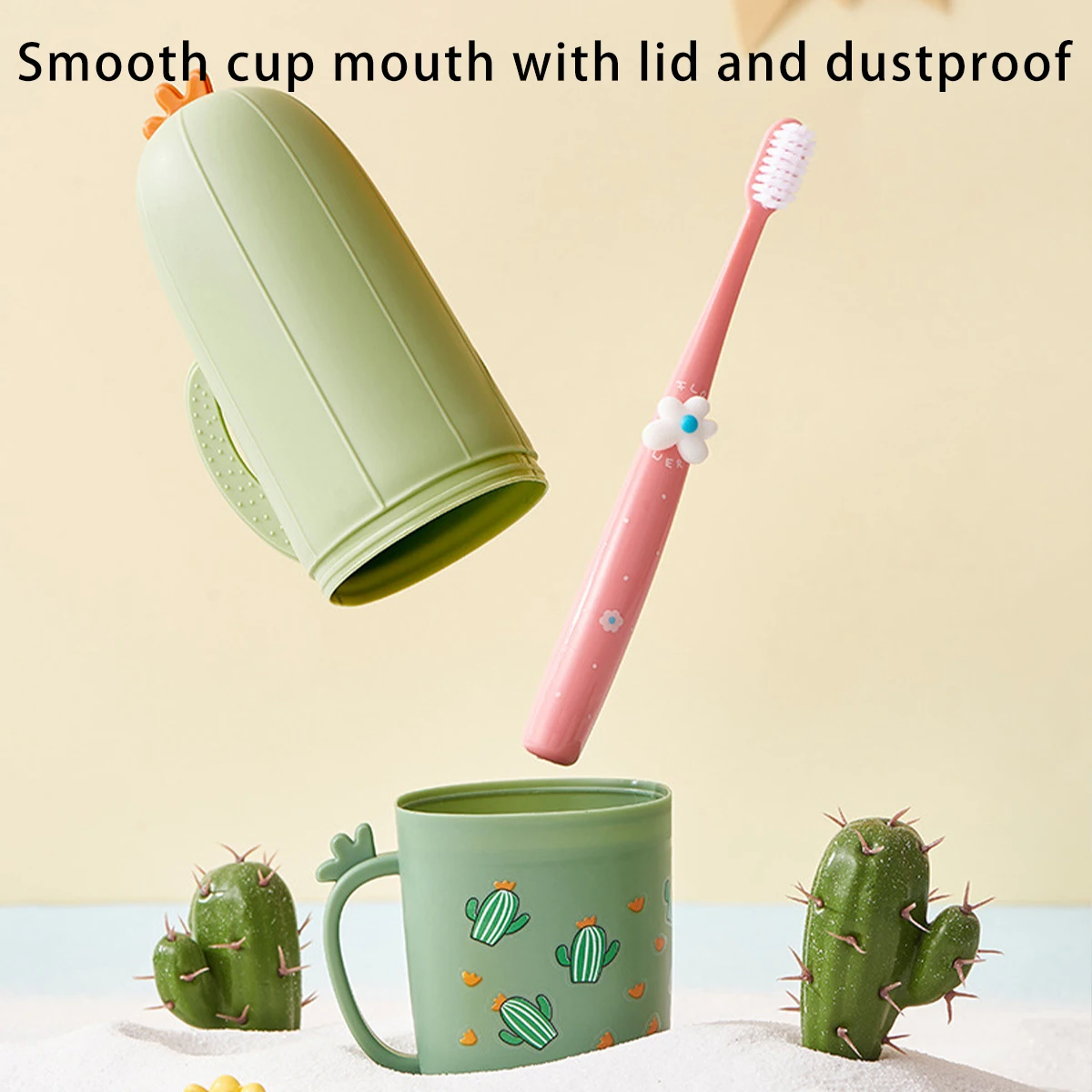 Multifunctional Travel Toothbrush Case Portable Wash Cup Toothpaste Container for Camping Travelling