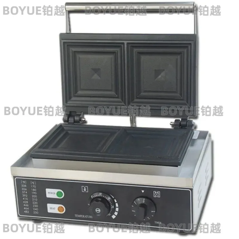 Commercial Sandwich Maker Electric Toast Press Machine Constant Temperature Heating Baking Device for Scone Square Bag