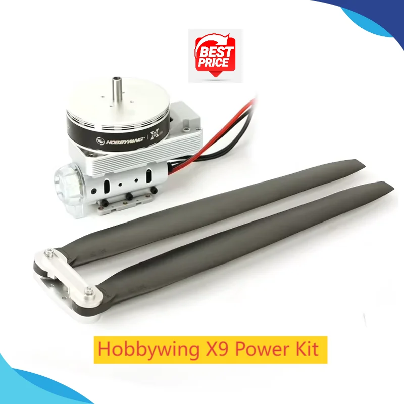 

Hobbywing X9 Power System: Xrotor 110KV Motor with 120A, CW/CCW 34-inch 3411 Propeller for 16L Multirotor Agricultural Drone