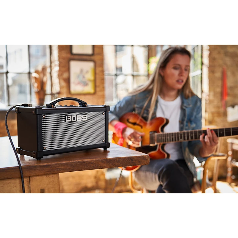 BOSS Dual Cube LX / Dual Cube Bass LX Compact Transistor Combo Multifunction Effect Amplifier Electric Guitar Bass Speaker