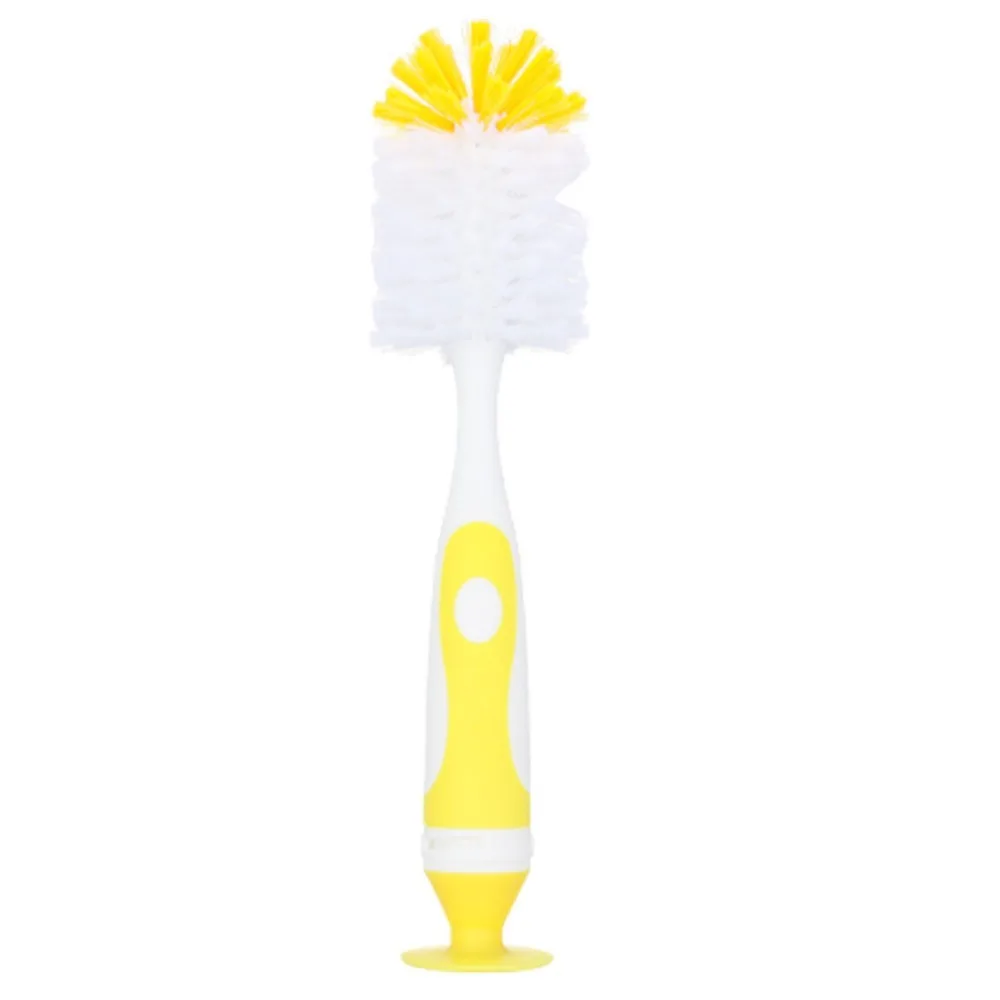 

New 2 in 1 Thermos Cup Cleaning Brush Long Handled Suction Stand Bottle Brush Rotating Cup Brush Water Cup