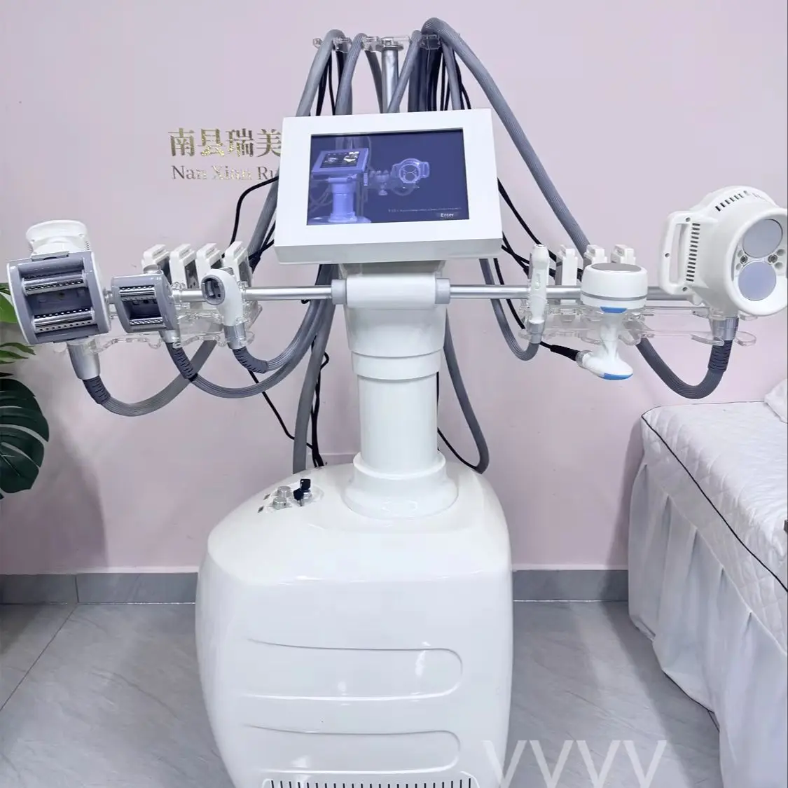 V9 Infrared Vacuum Roller RF Cavitation Slimming Device Salon Body Sculpting System For Fat Reduction Cellulite Elimination