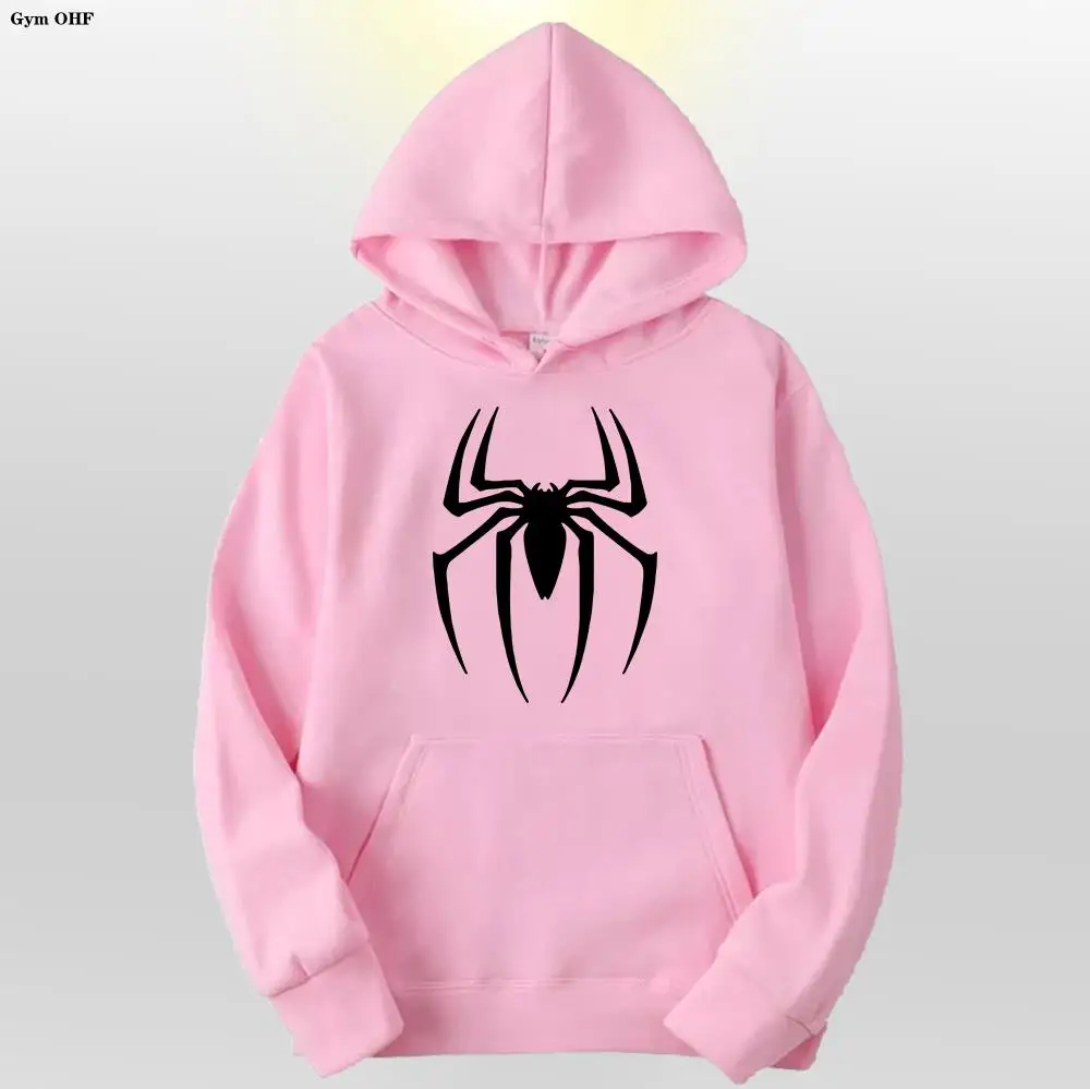 Spider Fashion Brand Men\'s Women\'s Hoodies Male Casual Sweatshirts Men\'s Hoodies High Quality Pullover Sweatshirt Tops Fleece