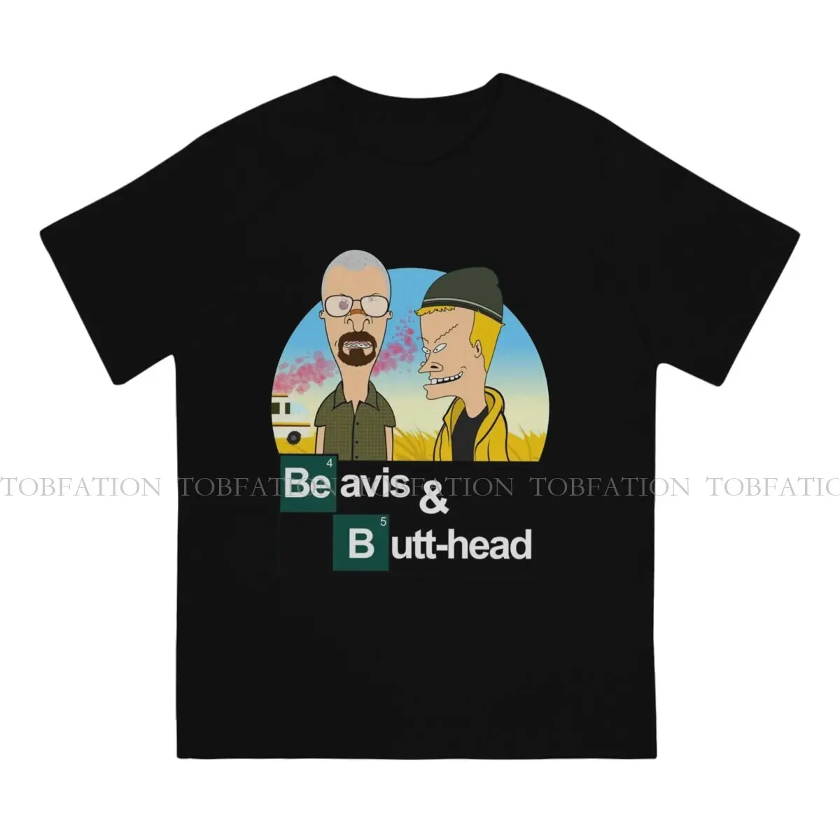 Beavis and Butthead Breaking Bad We\'re Smooth Portrait Perfect T Shirt Men\'s Tees Summer 100% Cotton Clothing Crewneck TShirt