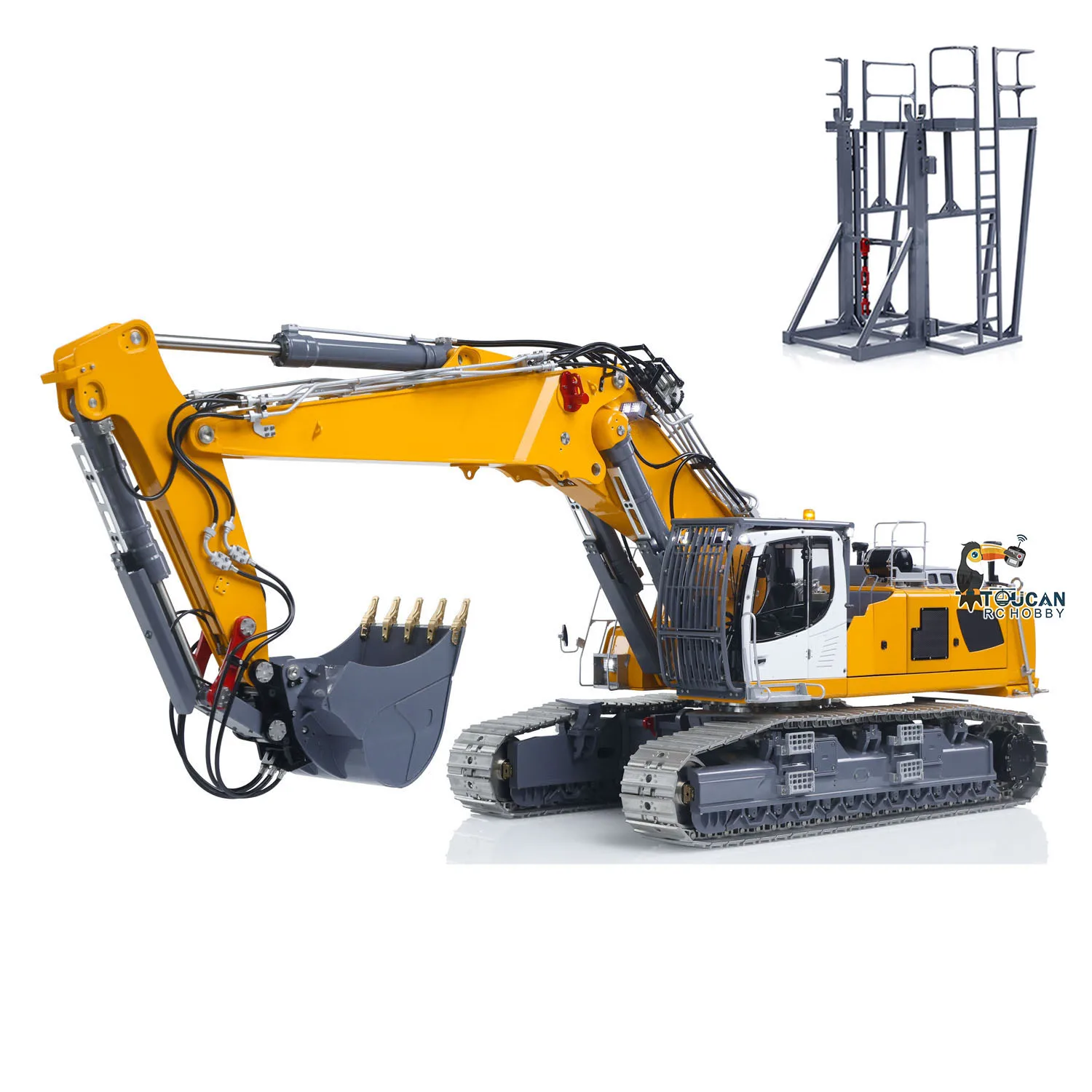 LESU 1/14 LR960 Aoue RC Full Hydraulic Excavator Finished Heavy Remote Control Digger Construction Truck Car Vehicle Light Model