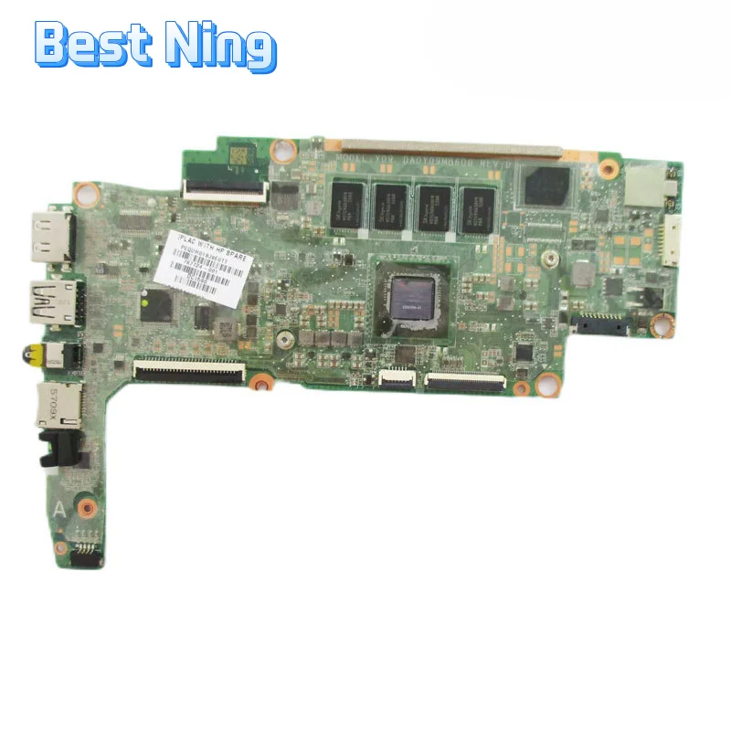 

For HP Chromebook 14-X Laptop Motherboard DA0Y09MB6D0 Mainboard with CPU CD570M-A1 UMA