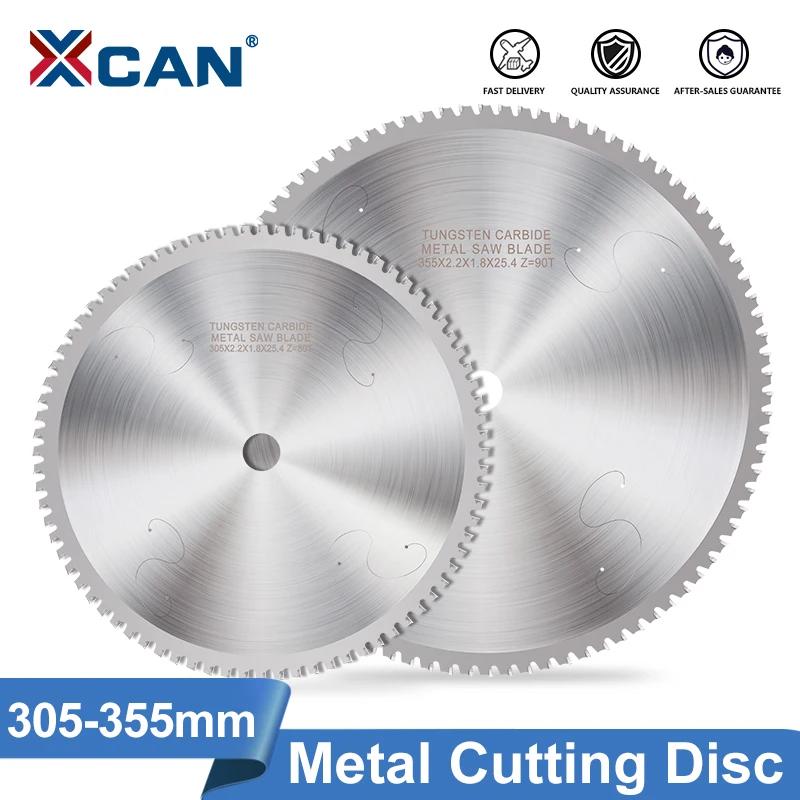 

XCAN Metal Cutting Blade 305-355mm Circular Saw Blade For Aluminum Iron Steel Metalworking Cutting Disc Saw Disk
