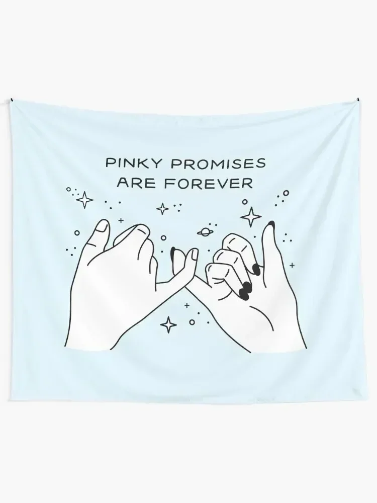 Pinky Promises Are Forever Tapestry Aesthetic Room Decors Funny Tapestry