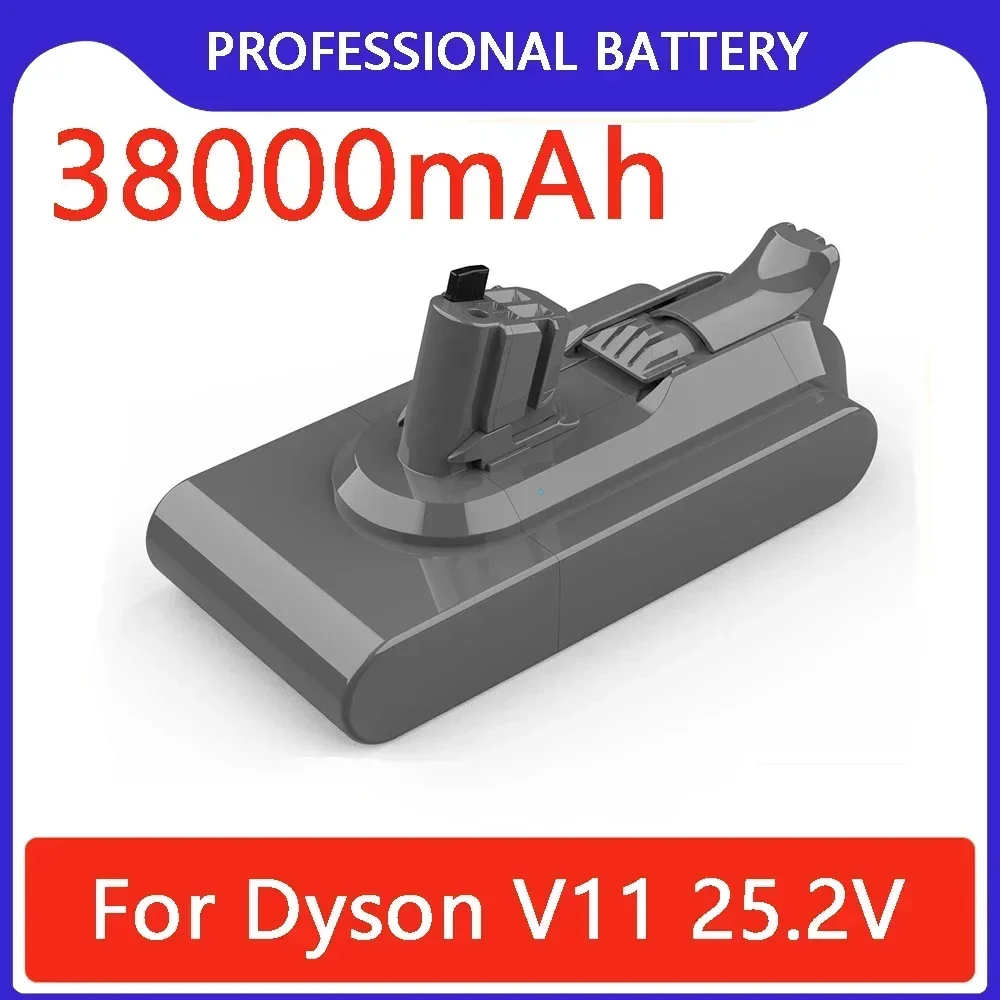 25.2V 38000mAh Battery for Dyson V15 Vacuum Cleaner Compatible Models SV22 SV28 SV29 Rechargeable for DYSON V15 Battery