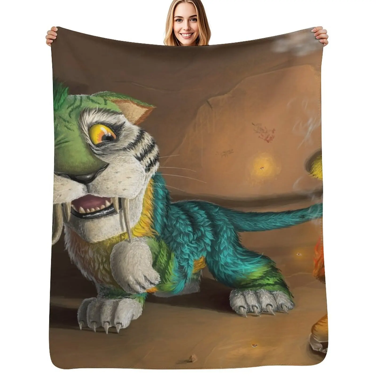 

the croods Throw Blanket cosplay anime For Baby Picnic Thermals For Travel Blankets