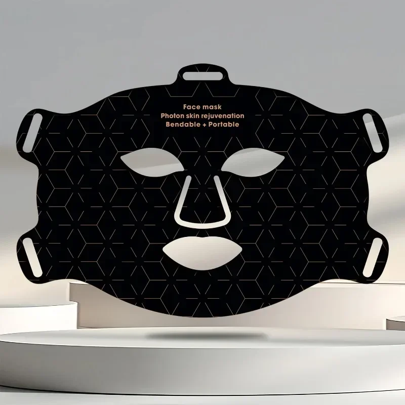 2024 Free Custom Logo 4 Color Led Facial Mask 1072nm Infrared Red Light Therapy Mask Neck Beauty Instrument