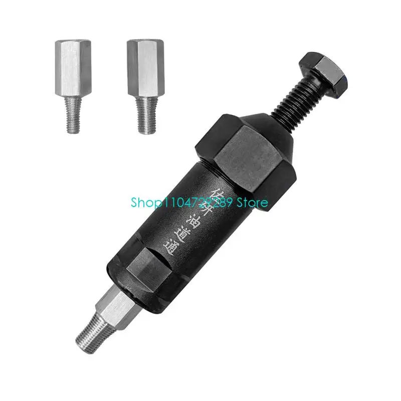 D8KE Fitting Passage Service Tool, Metal Threaded Unclogger for Vehicle Maintenance, Garage Repair, and Shop Service