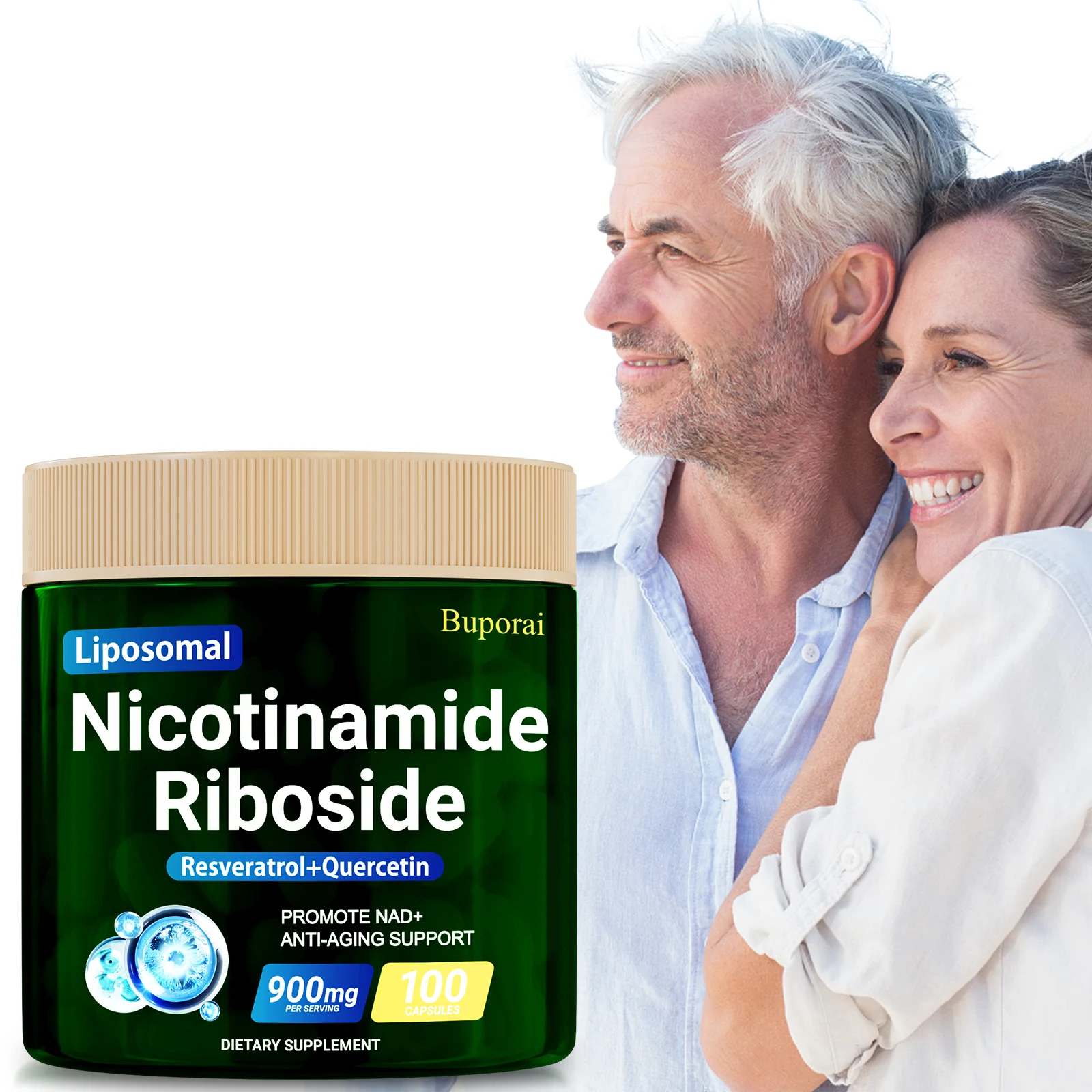 

Nicotinamide Riboside Supplement - Promotes Cell Health,Moisturize Skin,Regulate Cell Function,Anti-aging,Improve Sleep Quality
