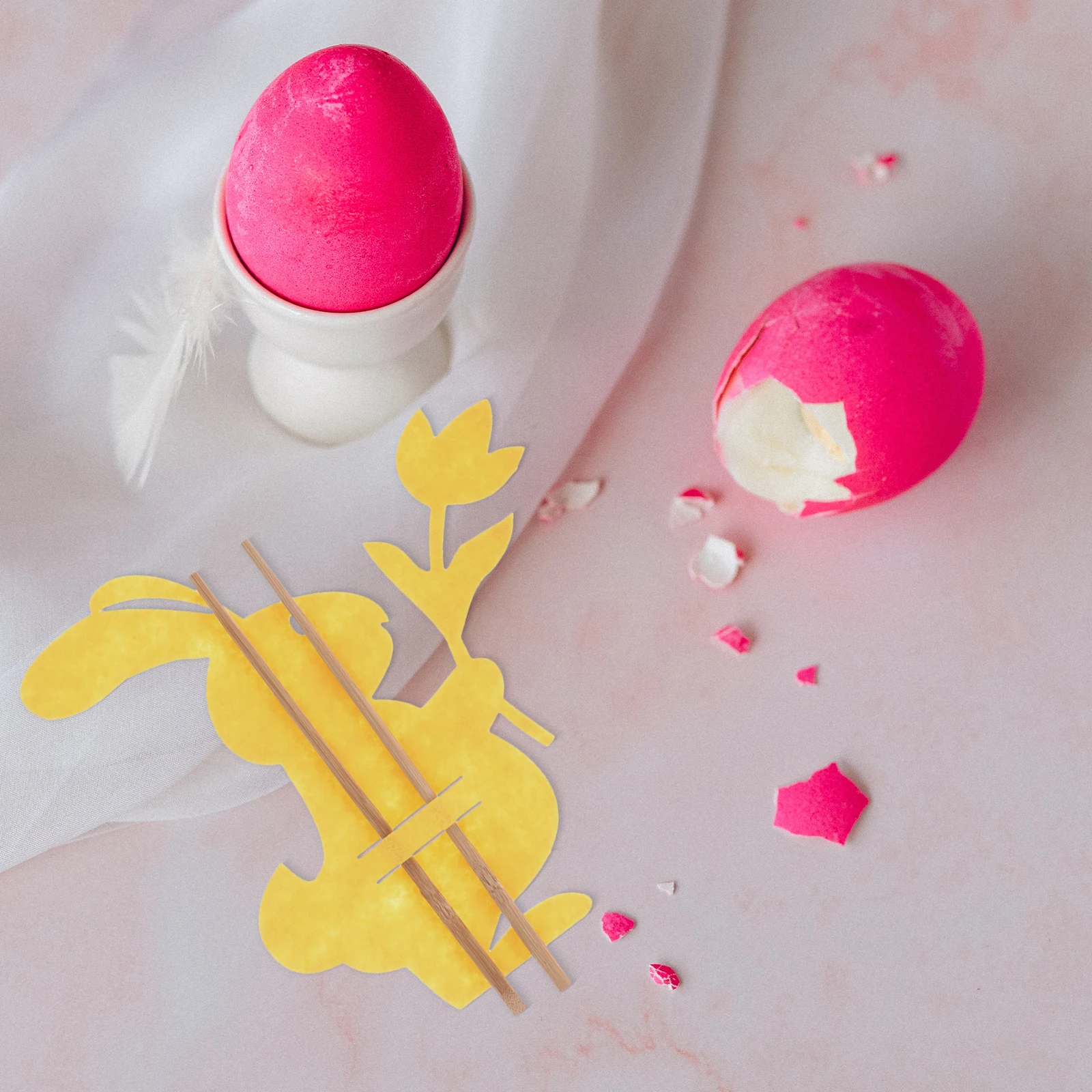 

8Pcs Easter Cutlery Holder Premium Nonwoven Cutlery Pouch Compact Size Tableware Bag for Easter Party Decor Utensil Storage