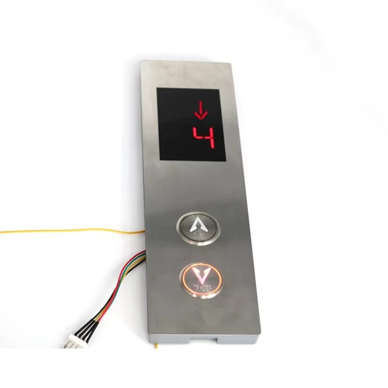 

Stainless Steel Vertical Plate Elevator Parts CZXK3600200507 Hall Call Panel