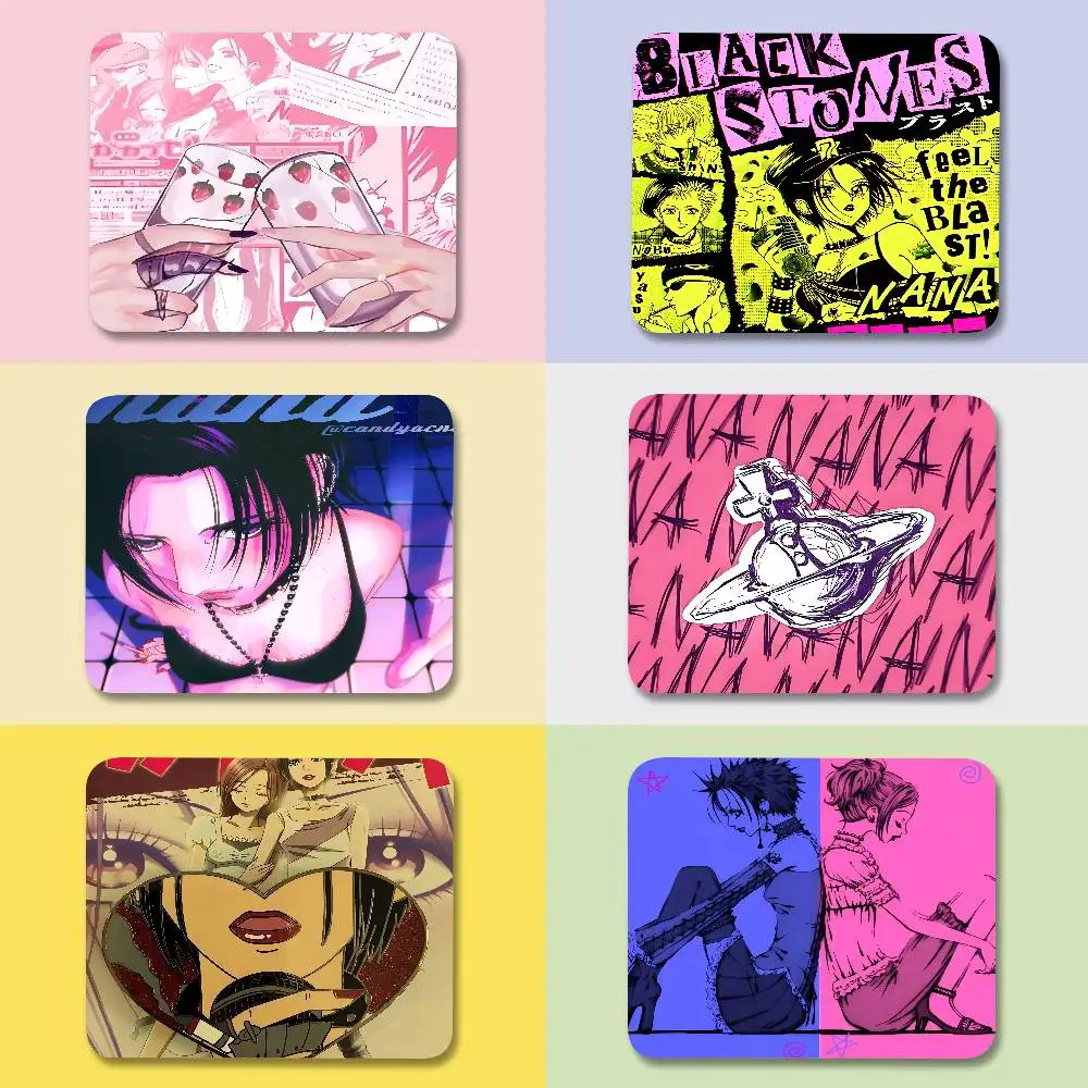 1pc Cartoon Anime Oosaki Nana Peripheral Rubber Mouse Pad Animation Two-dimensional Office Desktop E-sports Game Keyboard Pad