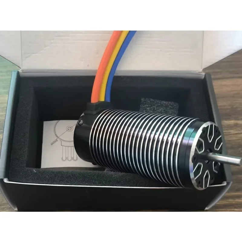 SkyDEl1pcs New Rocket 4092 1250KV/1420KV/1650KV 4Pole 5mm Sensorless Brushless Motor For 1/8 Drift Racing Monster Truck Off Road