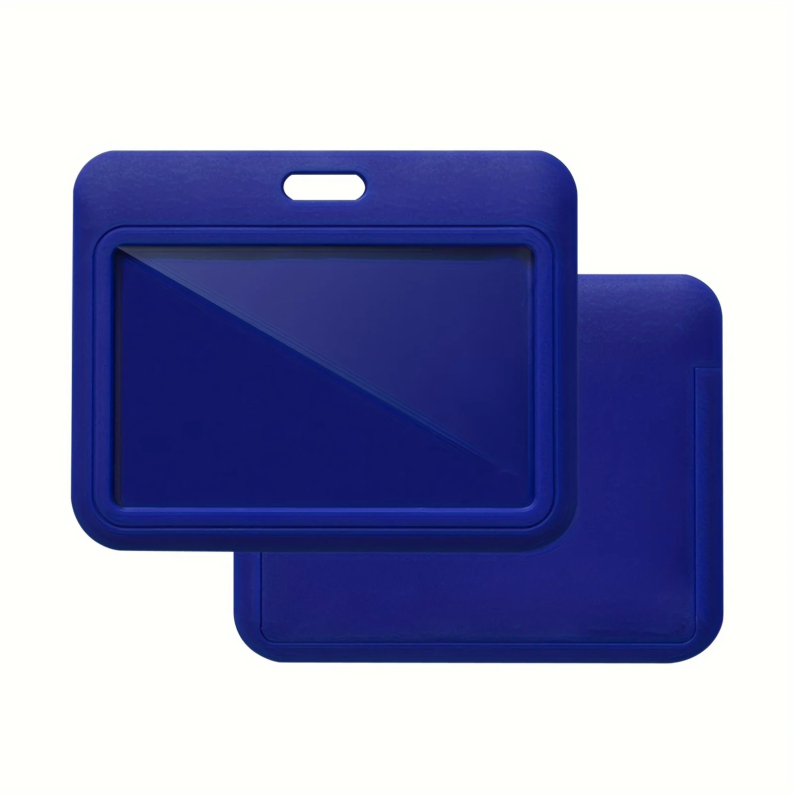 1PC Sliding Card Cover ID Name Badge Holder Pass Bus Work Card Cover Protectors Chest Pocket Women Students Card Holder Badge