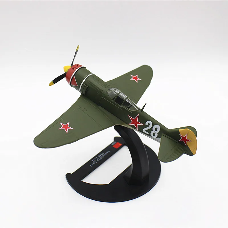 Lavochkin Air Force Alloy Model, Avião Militar Coleção Aeronaves, Diecast Aircraft, Segunda Guerra Mundial La-7 Fighter, 1944, 1: 72