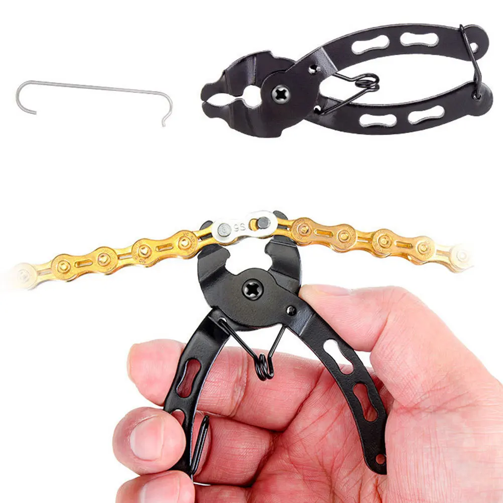 

Bicycle Chain Wrench Black Style A Sturdy Durable High Strength Steel Ergonomic Curved Handle Compact Portable Design